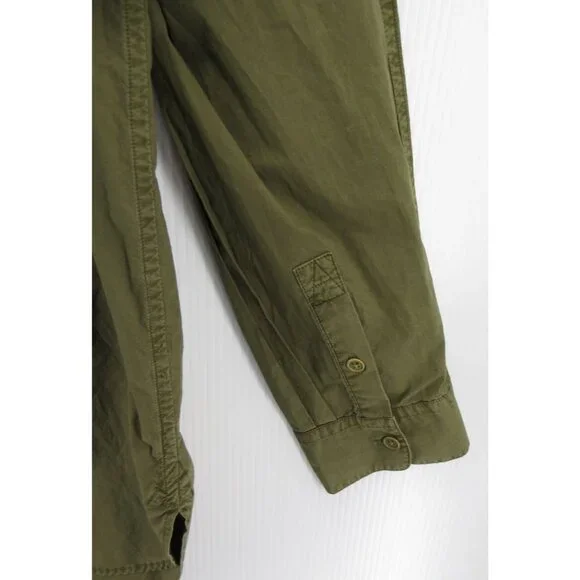 Alex Mill Shirt XL Olive Military Button Down Wash & Go Pocket NEW